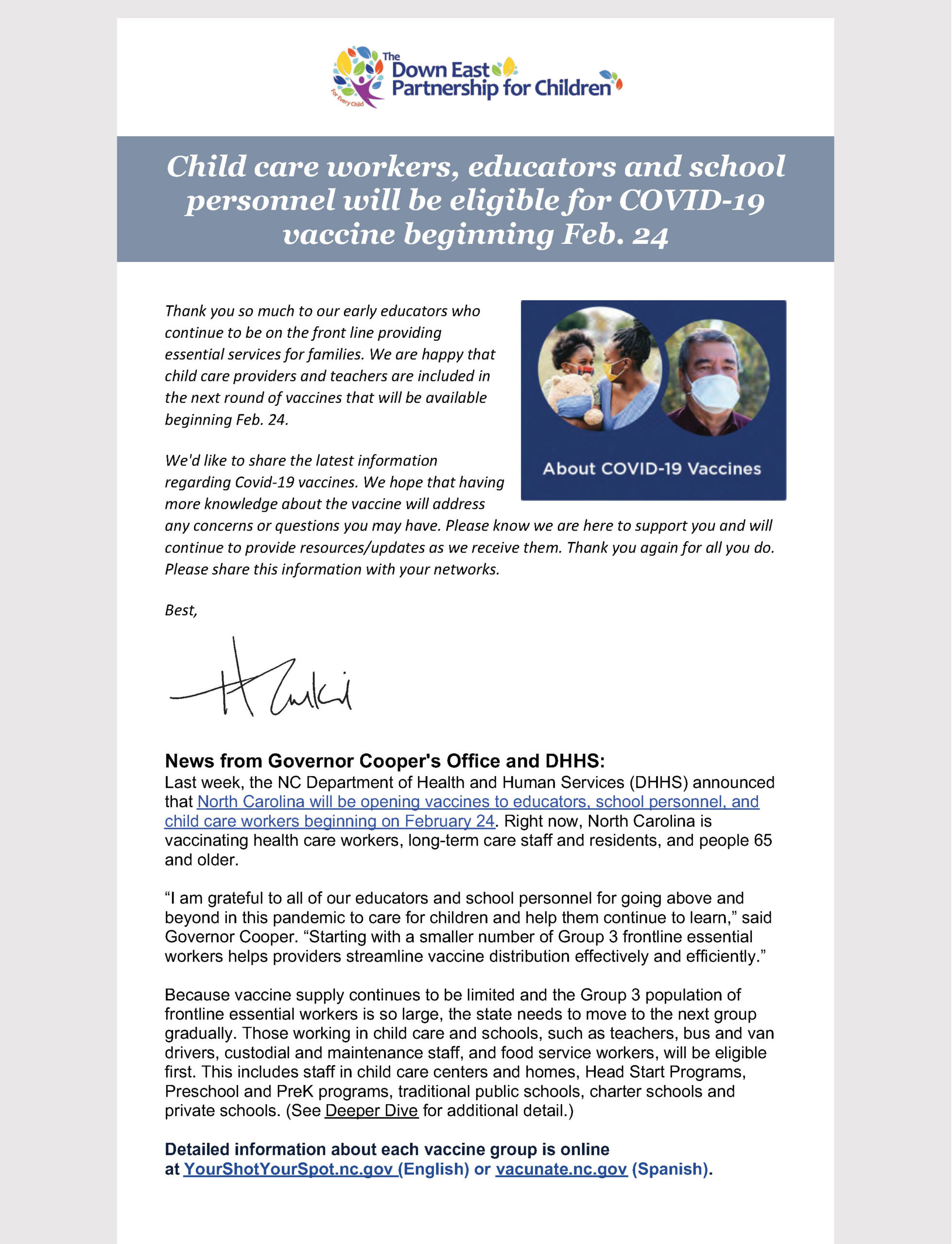 Covid 19 Family Resources The Down East Partnership For Children